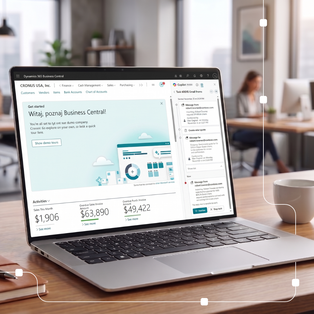 Business Central 2026 Release Wave 1: asystenci, agenci AI oraz dane i raportowanie