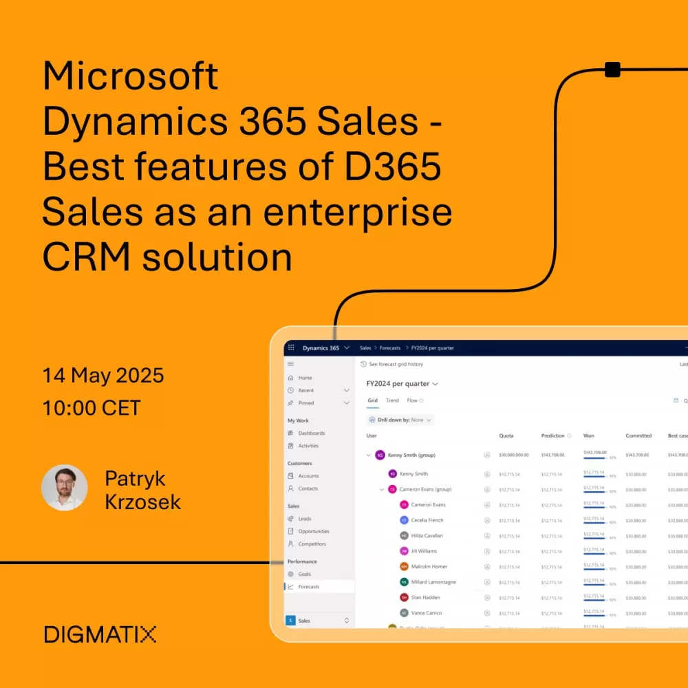 Our next webinar on Dynamics 365 Sales is this Wednesday! Feel free to join us. The registration link is waiting in the comments section. In t