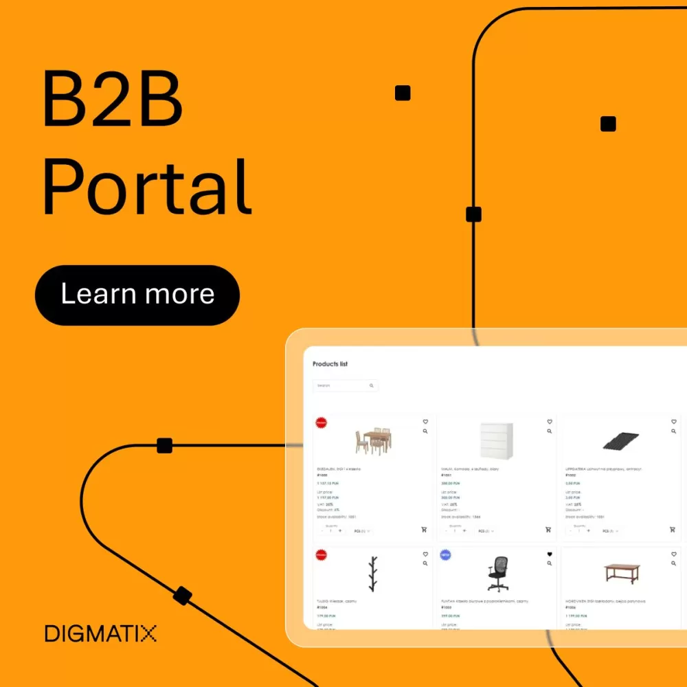 B2B sales with real-time Business Central integration? That’s exactly what our B2B Portal was designed for  The B2B Portal is a tail