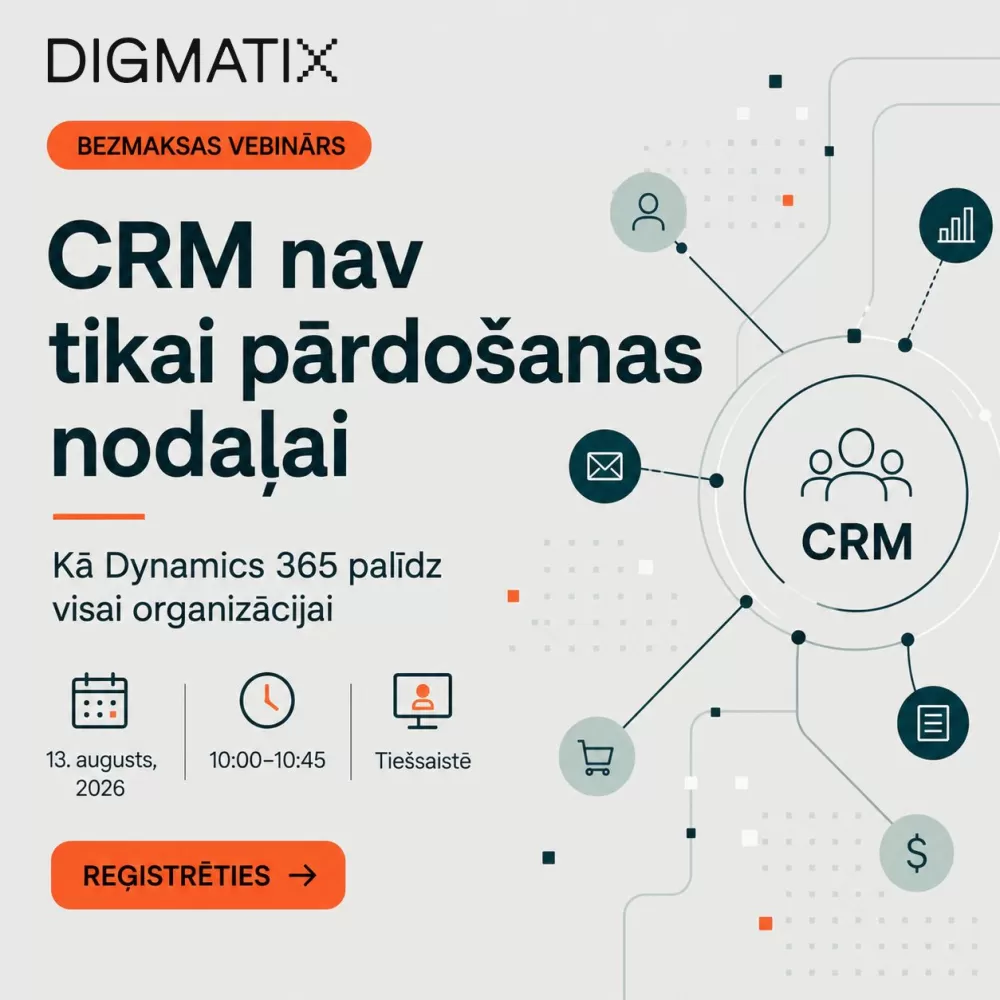 CRM nav tikai pārdošanas nodaļai.Microsoft Dynamics 365 Sales var būt daudz vairāk nekā rīks darījumu un kontaktu pārvaldībai. Tas va