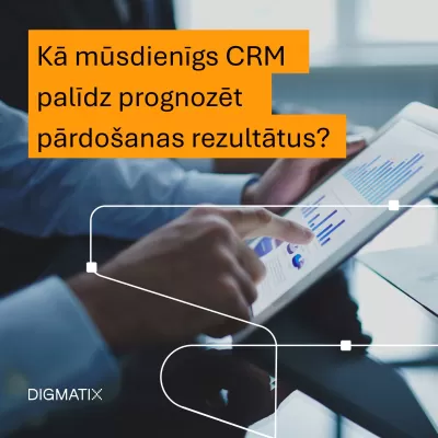 Ilgus gadus pārdevēju intuīcija ir bijusi galvenais pārdošanas prognožu instruments. Šodien ar to vairs nepietiek. Klienti ir informēti,