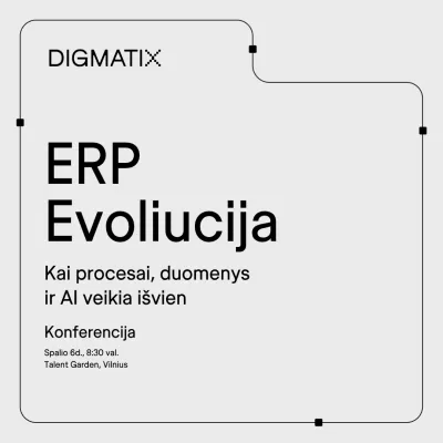 ERP Evoliucija 2026: Kai procesai, duomenys ir AI veikia išvien